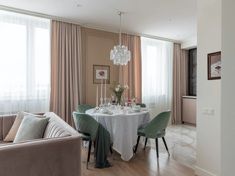 Круглый стол в интерьере: советы по выбору и 77 красивых фото в интерьере