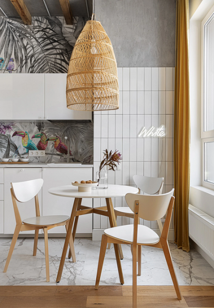 Круглый стол в интерьере: советы по выбору и 77 красивых фото в интерьере