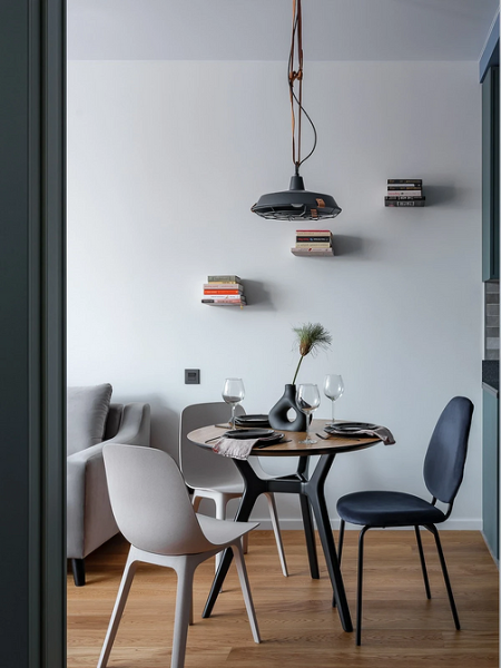 Круглый стол в интерьере: советы по выбору и 77 красивых фото в интерьере