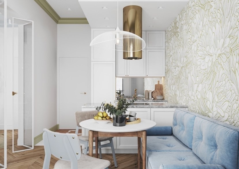 Круглый стол в интерьере: советы по выбору и 77 красивых фото в интерьере