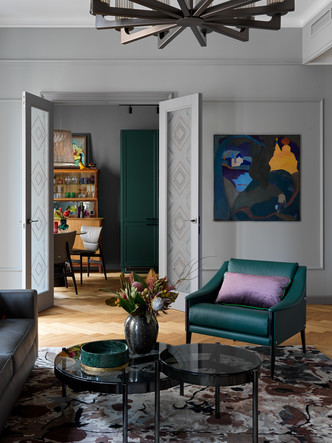 Квартира 115 м² для семейной пары на Полянке