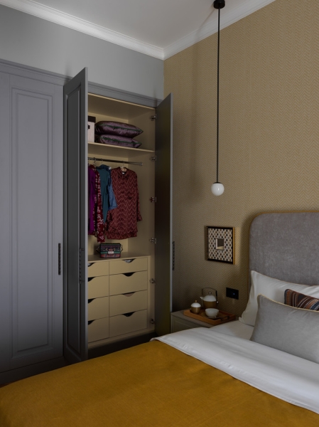 Квартира 115 м² для семейной пары на Полянке