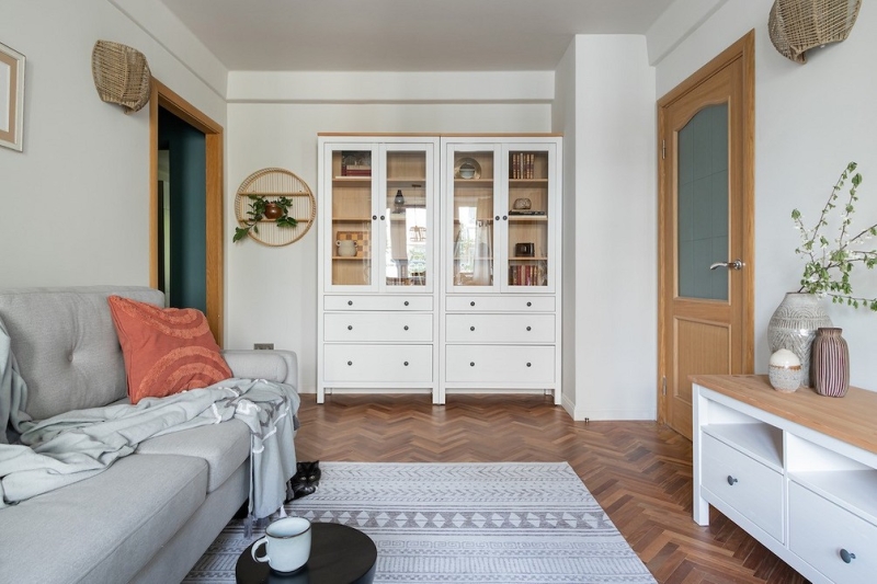 Потрясающее до и после: как дизайнер преобразила трехкомнатную хрущевку 57 кв. м