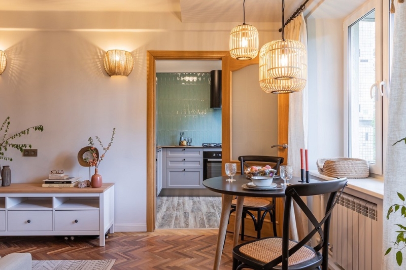 Потрясающее до и после: как дизайнер преобразила трехкомнатную хрущевку 57 кв. м