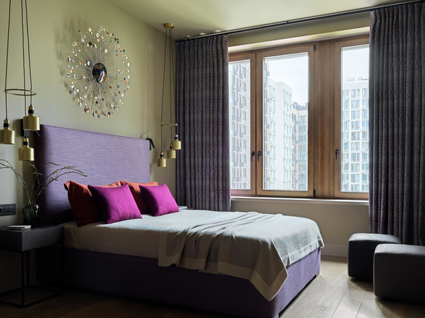 Все краски осени: уютная московская квартира 70 м²