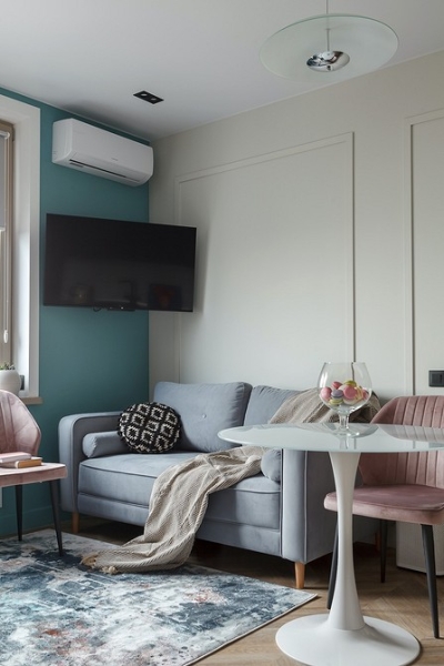 5 маленьких студий от дизайнеров, в которых поместилась кровать