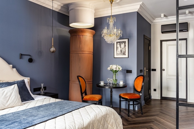 5 маленьких студий от дизайнеров, в которых поместилась кровать