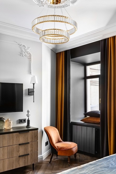 5 маленьких студий от дизайнеров, в которых поместилась кровать