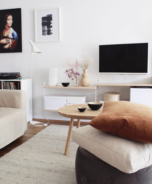 5 вау-идей для оформления стены с телевизором