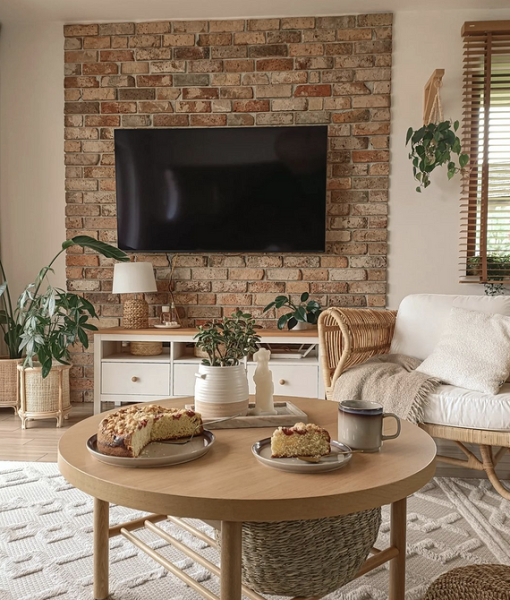 5 вау-идей для оформления стены с телевизором