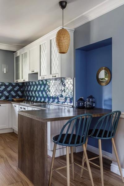 6 кухонь с эффектным фартуком