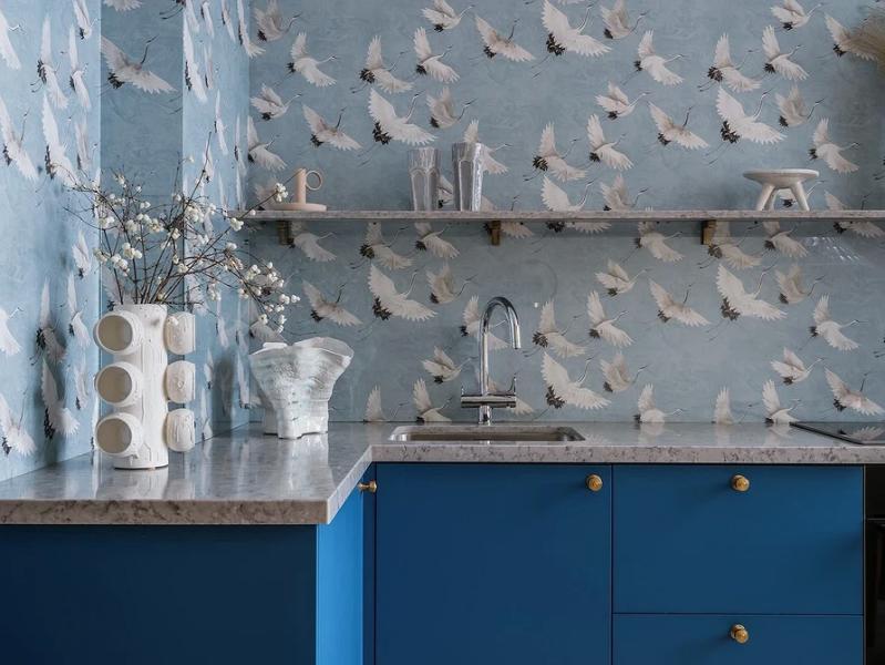 6 кухонь с эффектным фартуком