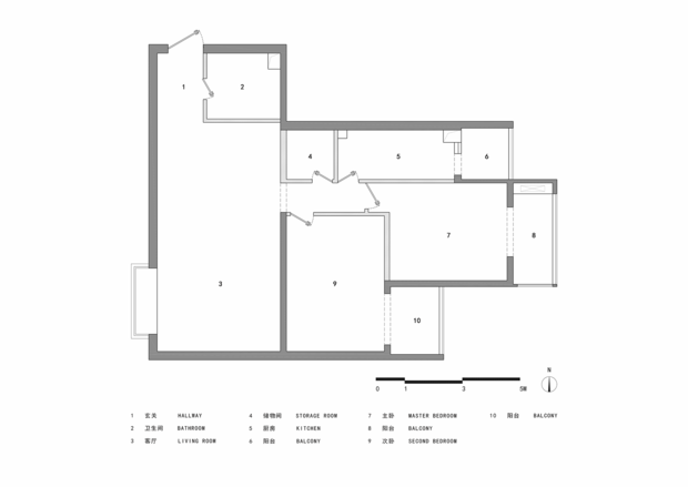 Белая квартира в Пекине, где все спроектировано с оглядкой на детей