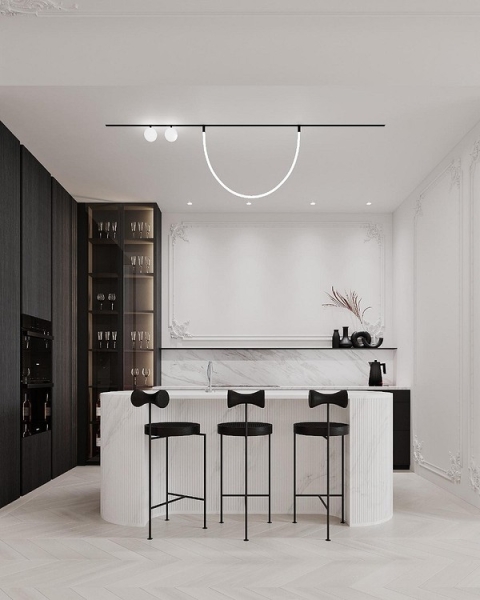 Белый цвет в интерьере: как использовать и с чем сочетать (47 фото)