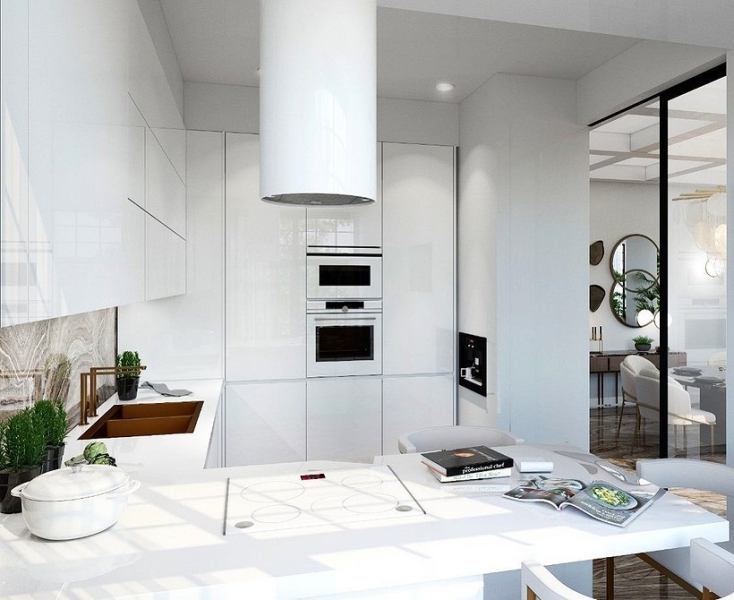 Белый цвет в интерьере: как использовать и с чем сочетать (47 фото)