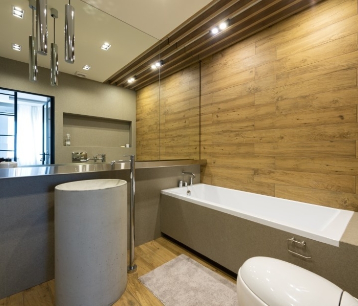 Чем закрыть ванну от пола до бортиков: 7 стильных и практичных вариантов