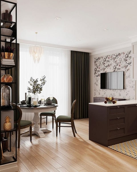 Черные шторы: как использовать в интерьере (70 фото)