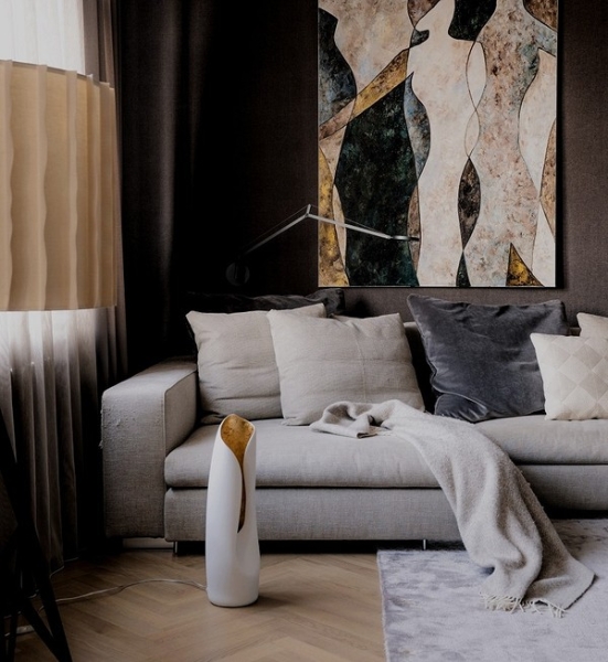 Черные шторы: как использовать в интерьере (70 фото)