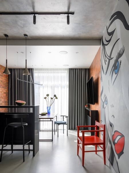 Черные шторы: как использовать в интерьере (70 фото)