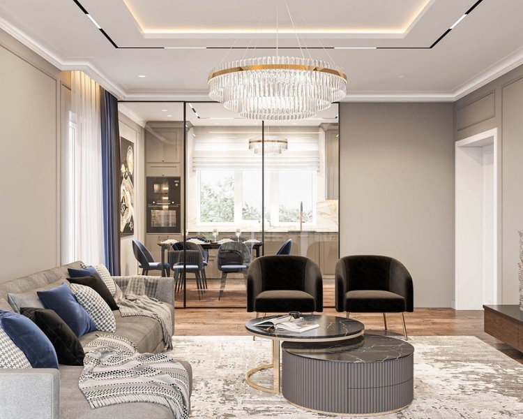 Черные шторы: как использовать в интерьере (70 фото)