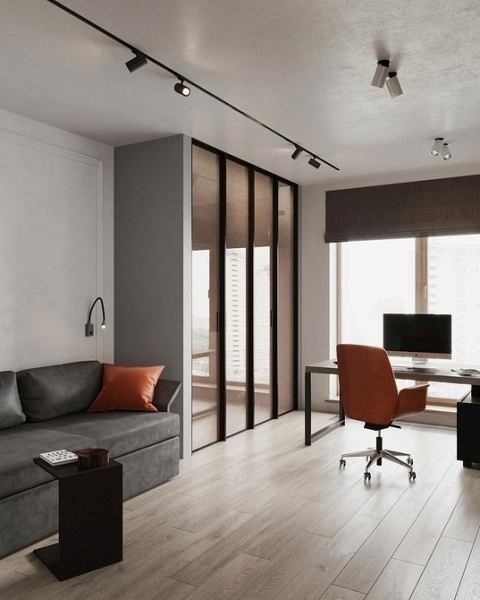 Черные шторы: как использовать в интерьере (70 фото)