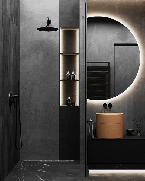 Черный интерьер: с чем сочетать и как использовать сложный цвет в разных комнатах (67 фото)