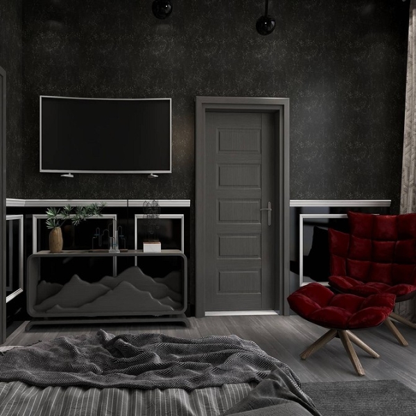 Черный интерьер: с чем сочетать и как использовать сложный цвет в разных комнатах (67 фото)