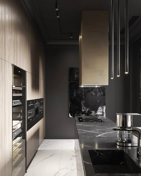 Черный интерьер: с чем сочетать и как использовать сложный цвет в разных комнатах (67 фото)