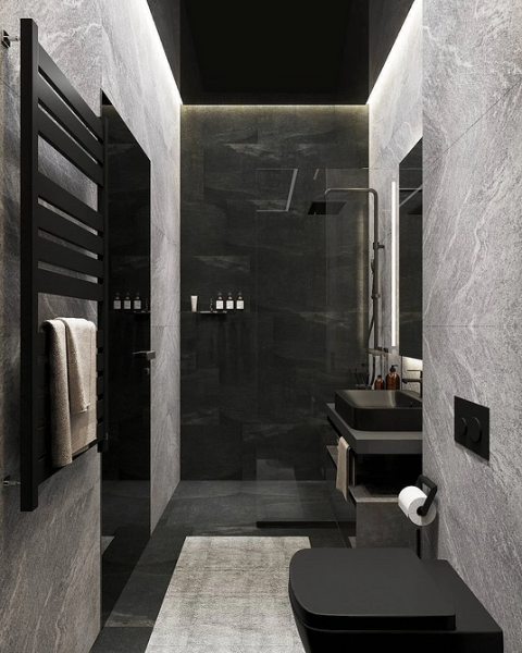 Черный интерьер: с чем сочетать и как использовать сложный цвет в разных комнатах (67 фото)