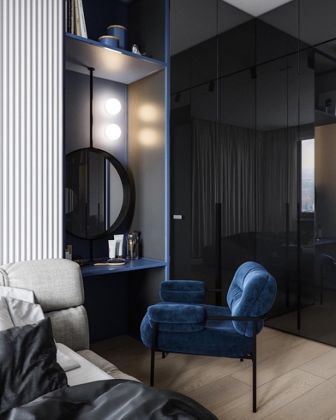 Черный интерьер: с чем сочетать и как использовать сложный цвет в разных комнатах (67 фото)