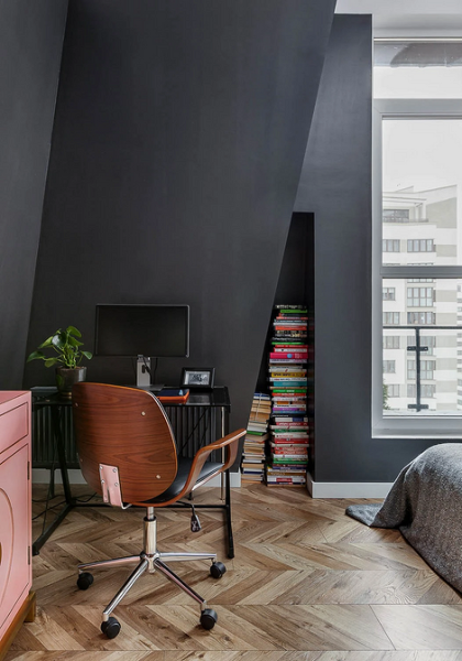 Черный интерьер: с чем сочетать и как использовать сложный цвет в разных комнатах (67 фото)