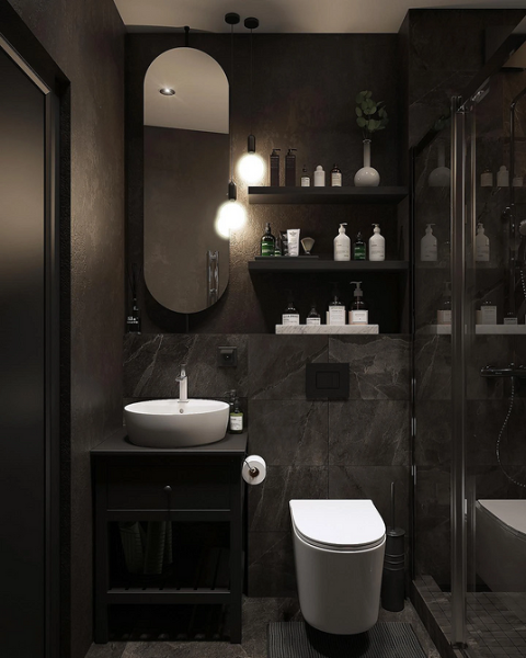 Черный интерьер: с чем сочетать и как использовать сложный цвет в разных комнатах (67 фото)