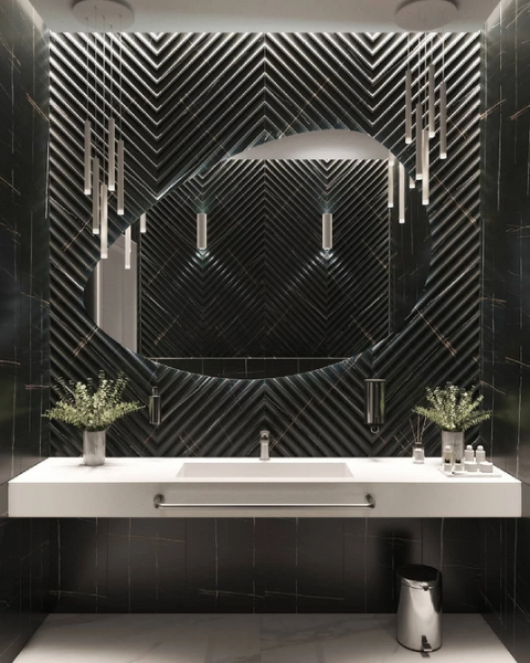 Черный интерьер: с чем сочетать и как использовать сложный цвет в разных комнатах (67 фото)