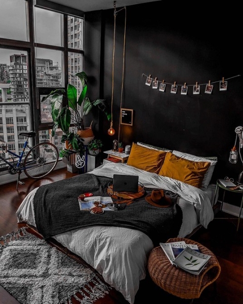 Черный интерьер: с чем сочетать и как использовать сложный цвет в разных комнатах (67 фото)