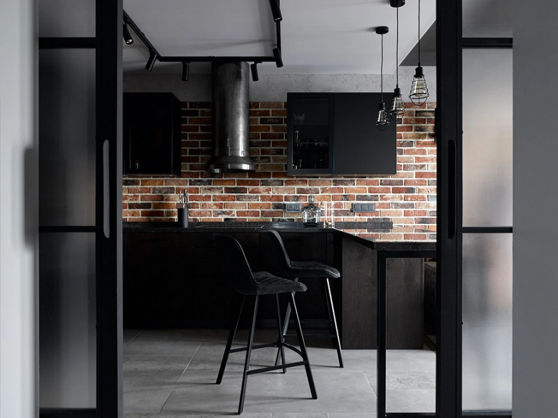 Черный интерьер: с чем сочетать и как использовать сложный цвет в разных комнатах (67 фото)