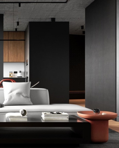 Черный интерьер: с чем сочетать и как использовать сложный цвет в разных комнатах (67 фото)