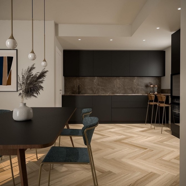 Черный интерьер: с чем сочетать и как использовать сложный цвет в разных комнатах (67 фото)