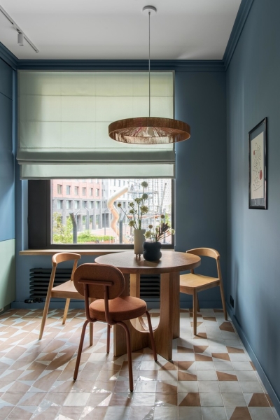 Цветная квартира в Москве 56 м²