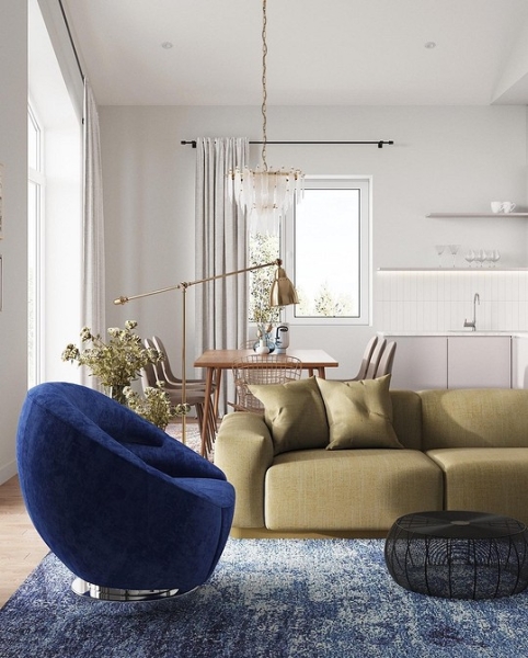 Дизайн интерьера-2023: 9 главных трендов и 85 фотопримеров