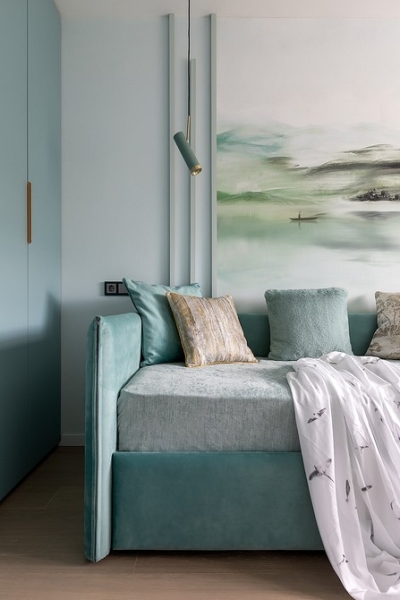 До и после: яркая трехкомнатная квартира в типовом панельном доме для семьи