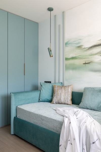 До и после: яркая трехкомнатная квартира в типовом панельном доме для семьи