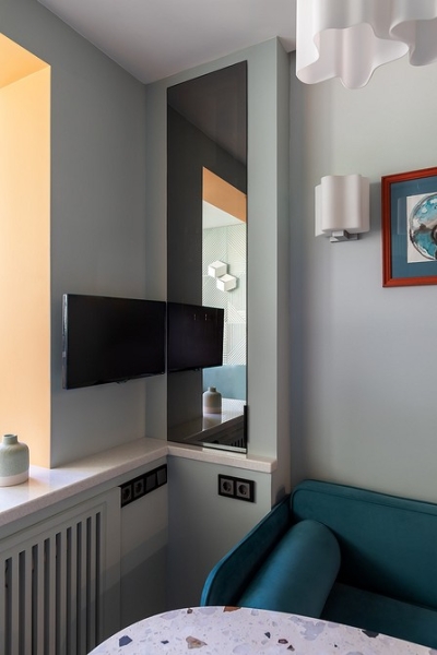 До и после: яркая трехкомнатная квартира в типовом панельном доме для семьи