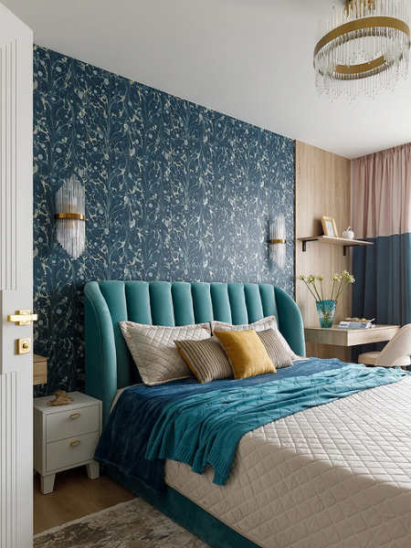 Как дизайнеры оформляют стену за изголовьем кровати: 6 восхитительных примеров