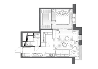 Как обновить интерьер без глобального ремонта: реальный пример квартиры площадью 40 кв. м