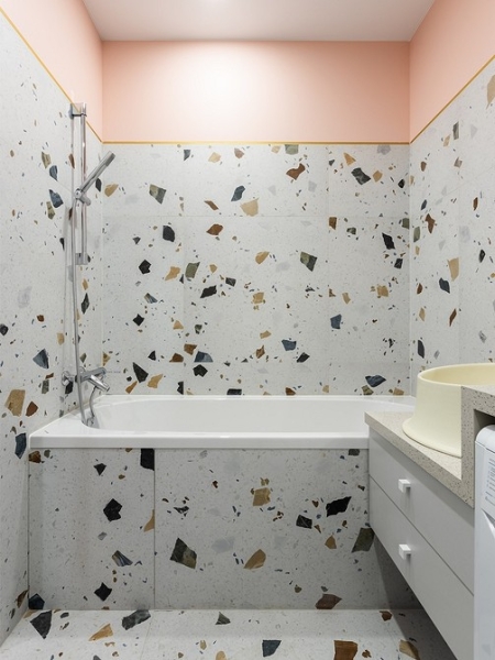 Как уместить все в дизайне ванной: туалет, стиральную машину, ванну или душ? Реальные планировки и 83 фото