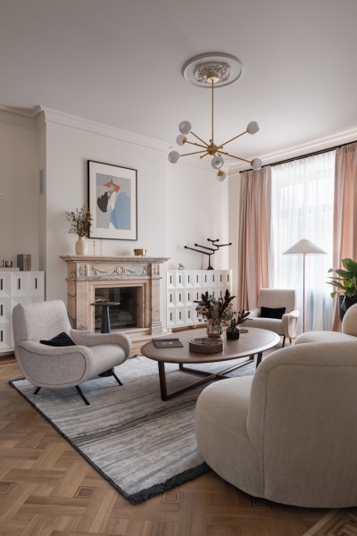 Киевская квартира 112 м² в стиле mid-сеnturу