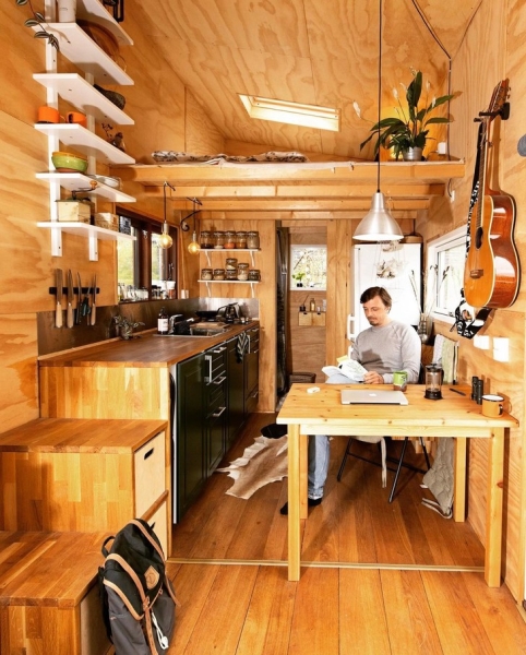 Крошечный дом 14 м² на полуострове Дьюрсланд