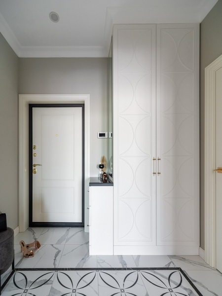 Маленькая площадь и стиль американской классики: как дизайнер оформила квартиру в Москве