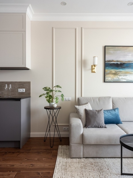 Маленькая площадь и стиль американской классики: как дизайнер оформила квартиру в Москве