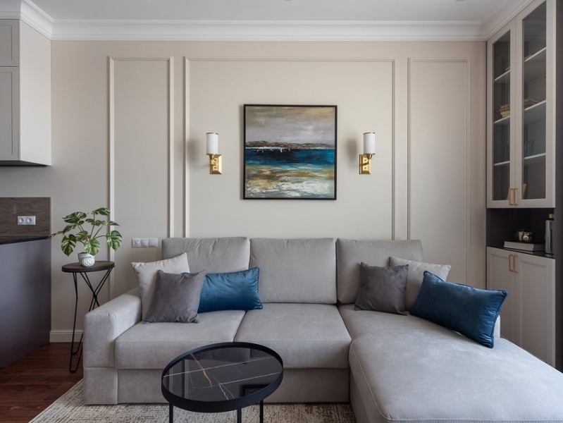 Маленькая площадь и стиль американской классики: как дизайнер оформила квартиру в Москве